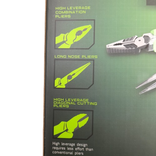 Toolpro Plier Set 3 Piece Model 651402 (LN)