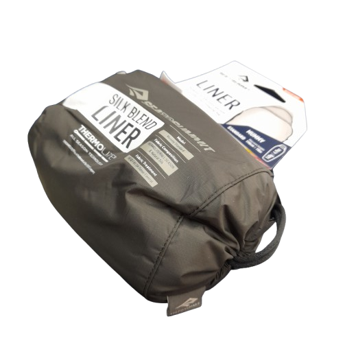 Sea To Summit Mummy Standard Silk Blend Sleeping Bag Liner Grey (LN)