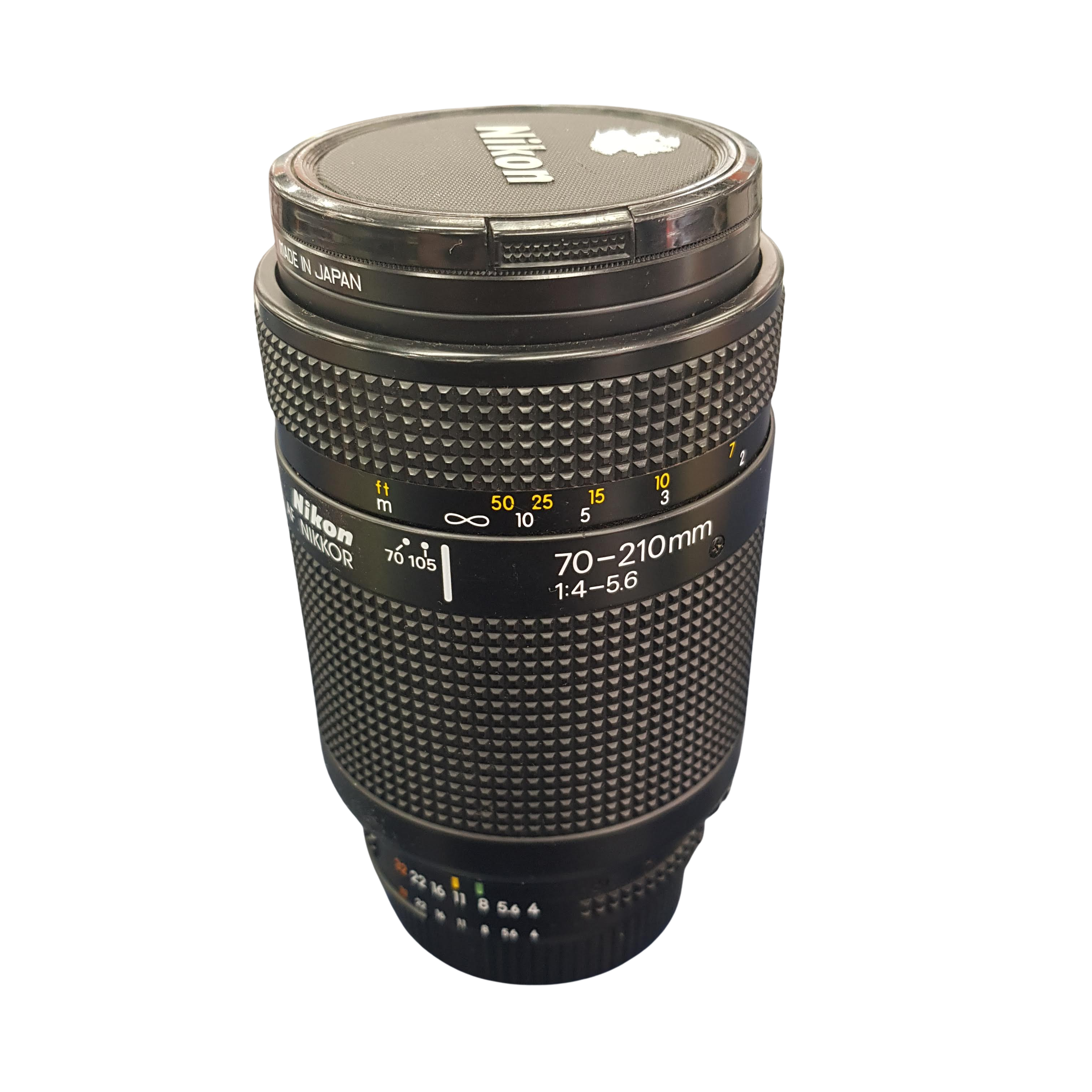Nikon AF Nikkor 70-210mm f/4-5.6 Lens With Hoya 62mm UV[0] Filter, Front + Rear Lens Caps (MR 1398711)