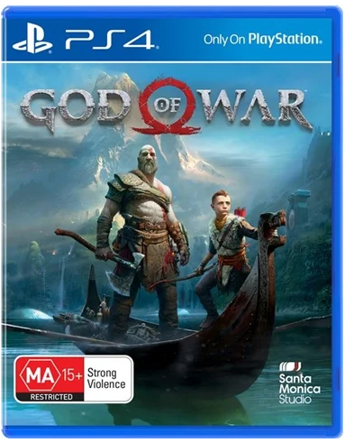 Sony Playstation 4 God Of War (2018), Very Good Condition, With Case No Manual (CP 1325637)
