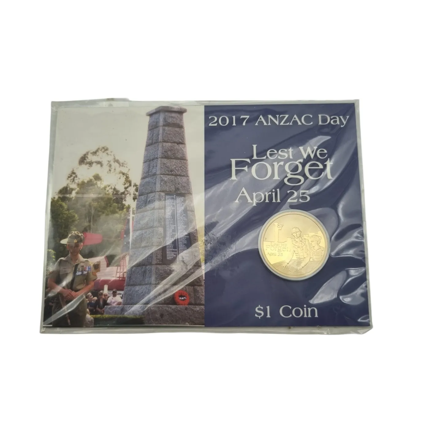 2017 ANZAC Day “Lest We Forget” April 2025 $1 Coin