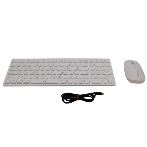 Alogic Echelon Compact Wireless Keyboard And Mouse White (ASKBT2M) (WL 1423373)