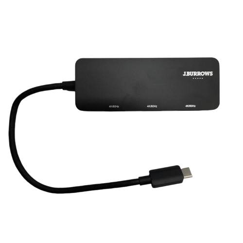 J.Burrows USB-C to Triple HDMI Adapter (MR)