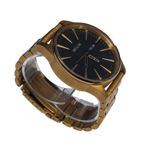 Nixon The Sentry SS Men’s Gold Stainless Steel Watch No Accessories (LN)