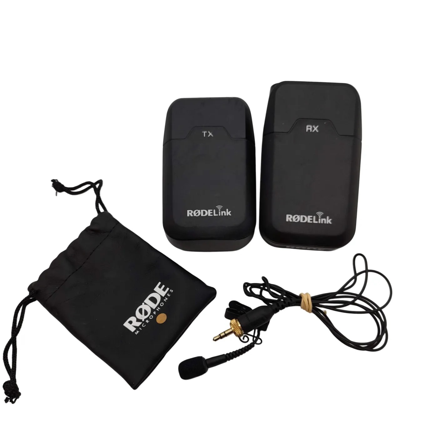 RodeLink Wireless Kit TX-BELT Black with Receiver, Bag, and Lead (WL)