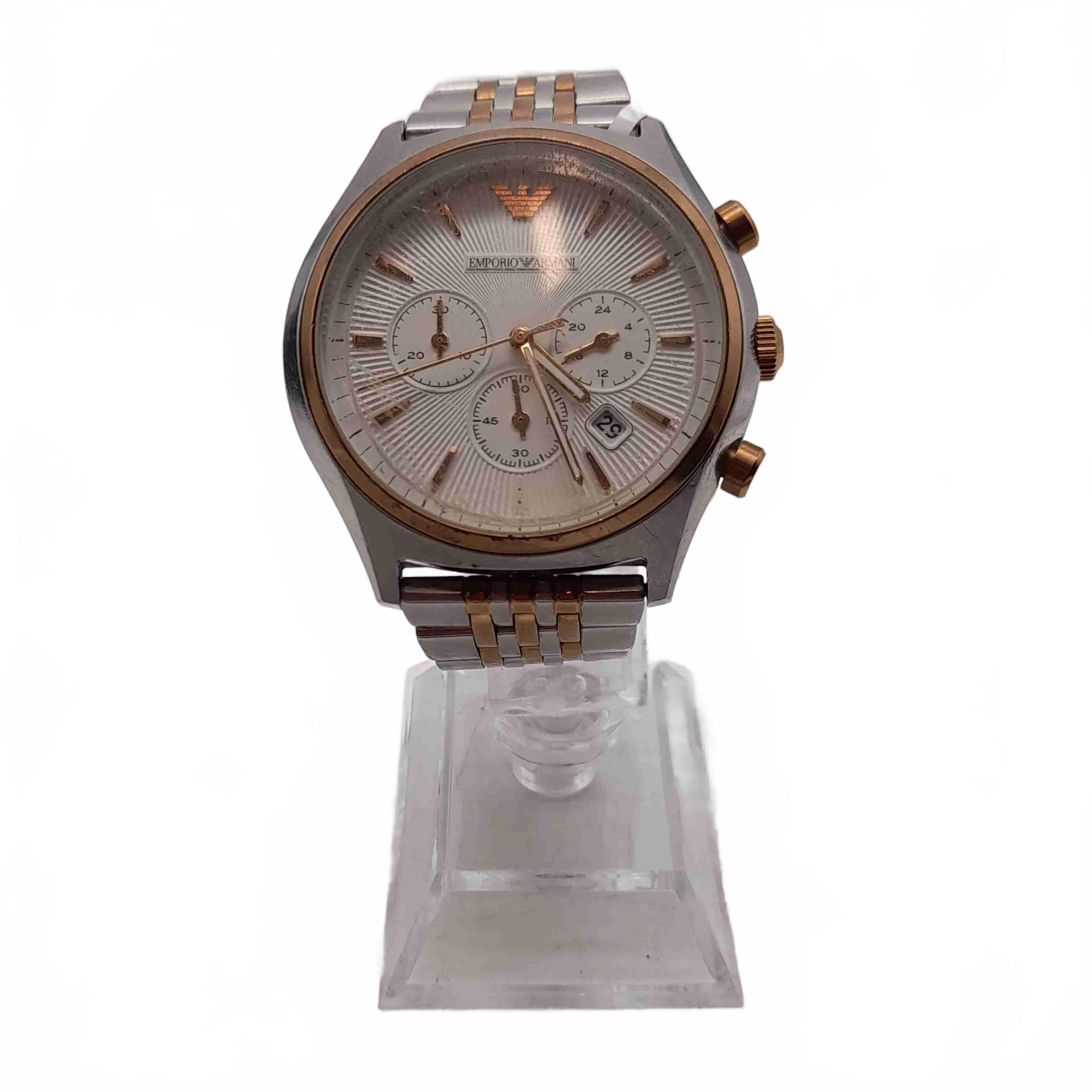 Emporio Armani AR-1998 Silver/Gold Watch (WL 1430250)