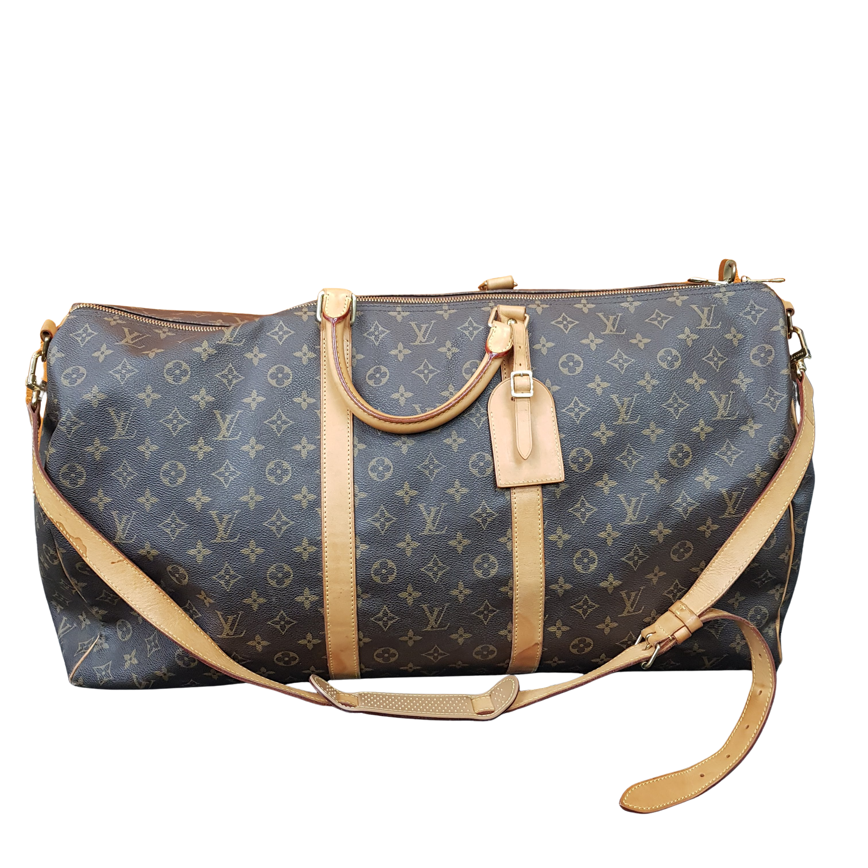 Louis Vuitton Monogram Canvas Bag With Entrupy Authentication Certificate (MR)