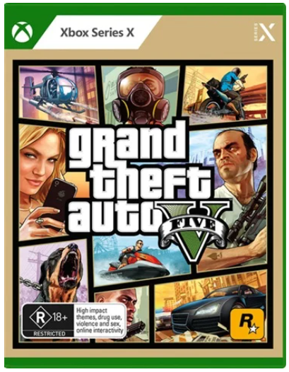 Grand Theft Auto 5 Xbox Series X Game – Very Good 2 Disc No Manual