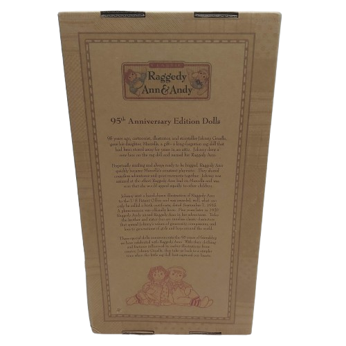 Applause Collectable Dolls Raggedy Ann & Andy (95th Anniversary Edition, In Box)