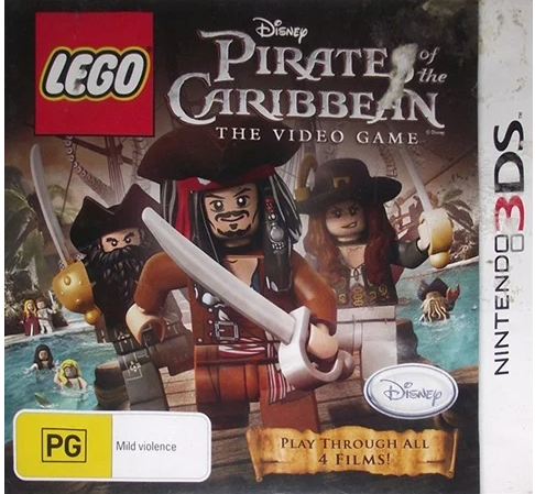 ‘LEGO: Pirates of the Carribean’ Nintendo 3DS Game, Original Case, Very Good Used Condition (CP)
