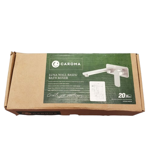 Caroma Luna Wall Basin/ Bath Mixer New In The Box