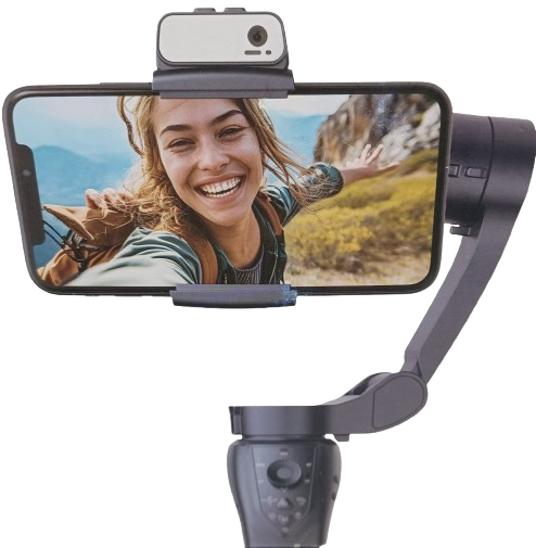 Zero-X ZX-G21 3-Axis Gimbal with AI Tracking and Fill Light (lel)