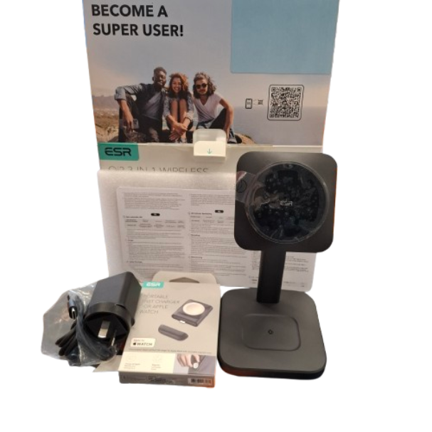 ESR Q12 Wireless Charger Black (JN) (AS NEW)