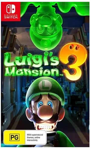 Nintendo Switch Luigi’s Mansion 3, Excellent Condition, With Case No Manual (MR 1366426)