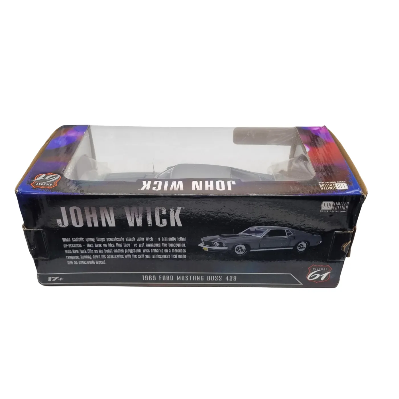 1969 Ford Mustang Boss 429 ‘John Wick’ Diecast Model Car (HWY-18016) (WR 1397632)