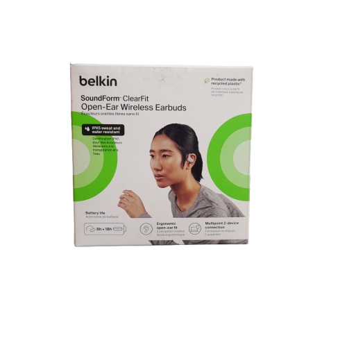 Belkin SOUNDFORM Wireless Earphones Cream In The Box (MR)