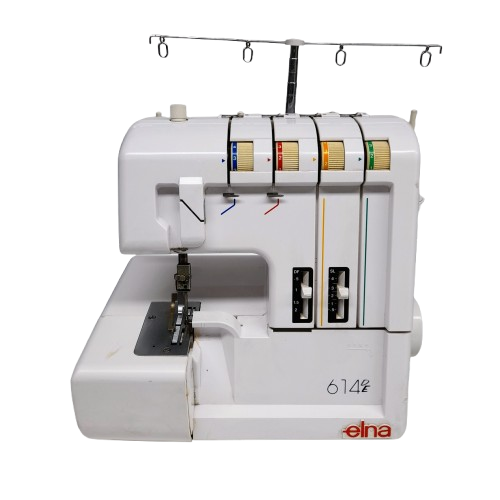 Elna 614DE Sewing Machine Overlocking Machine with Foot Pedal