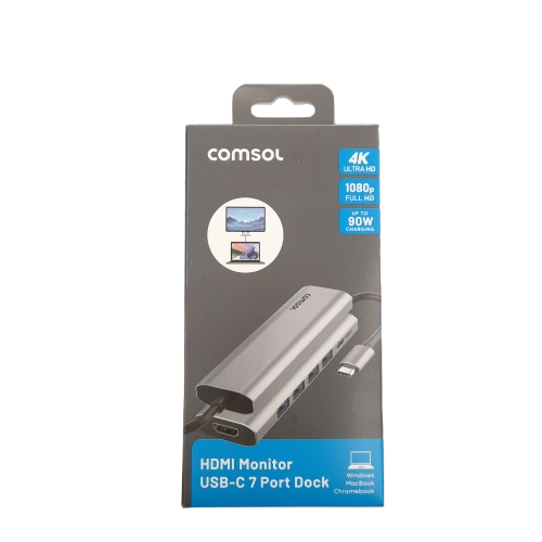 Comsol USB-C to 4K HDMI Multiport Adaptor (Like New) (LN)