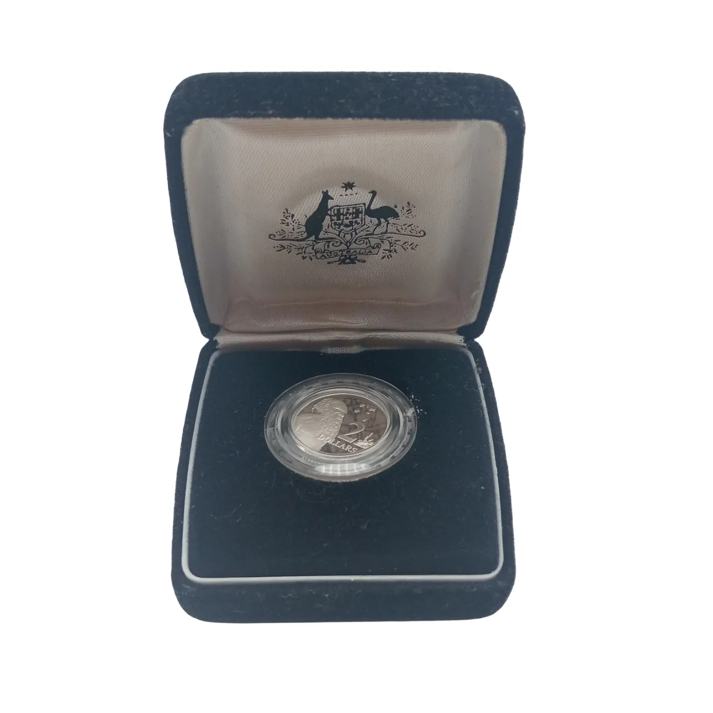 Royal Australian Mint Coin 1988 $2 Coin Silver in Case