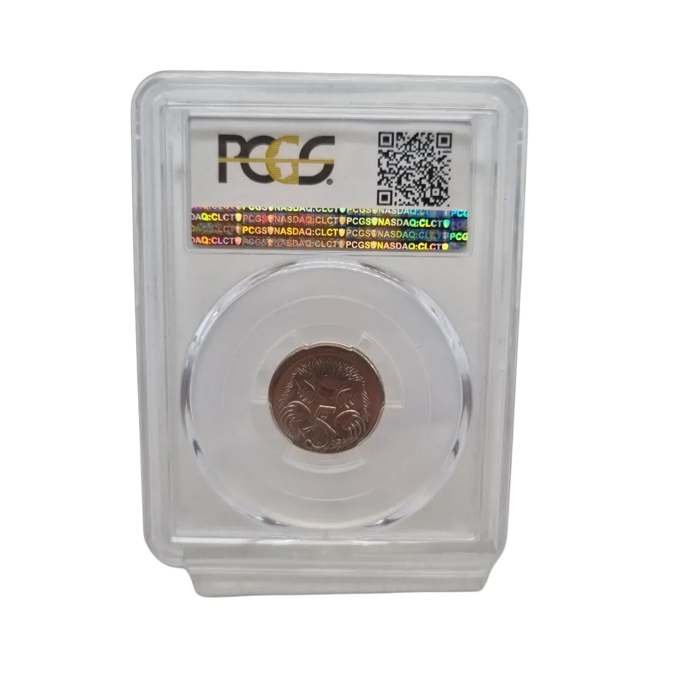 PCGS AU58 Coin 2000 5C Echidna Mint (WR1366556)