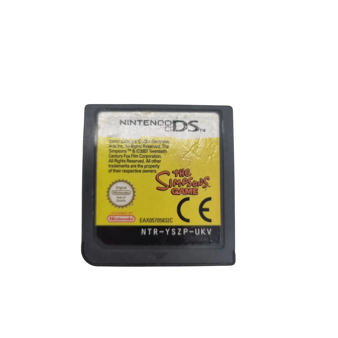 The Simpsons Game Nintendo Ds Game — No Case (WR)