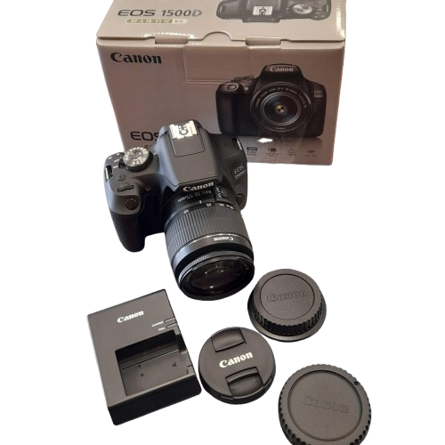 CANON CAMERA EOS1500D WITH EF-S18-55 LENS (GE)