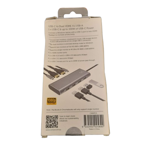 Comsol USB-C Dual HDMI Multiport Adapter CMSM02 (GE)