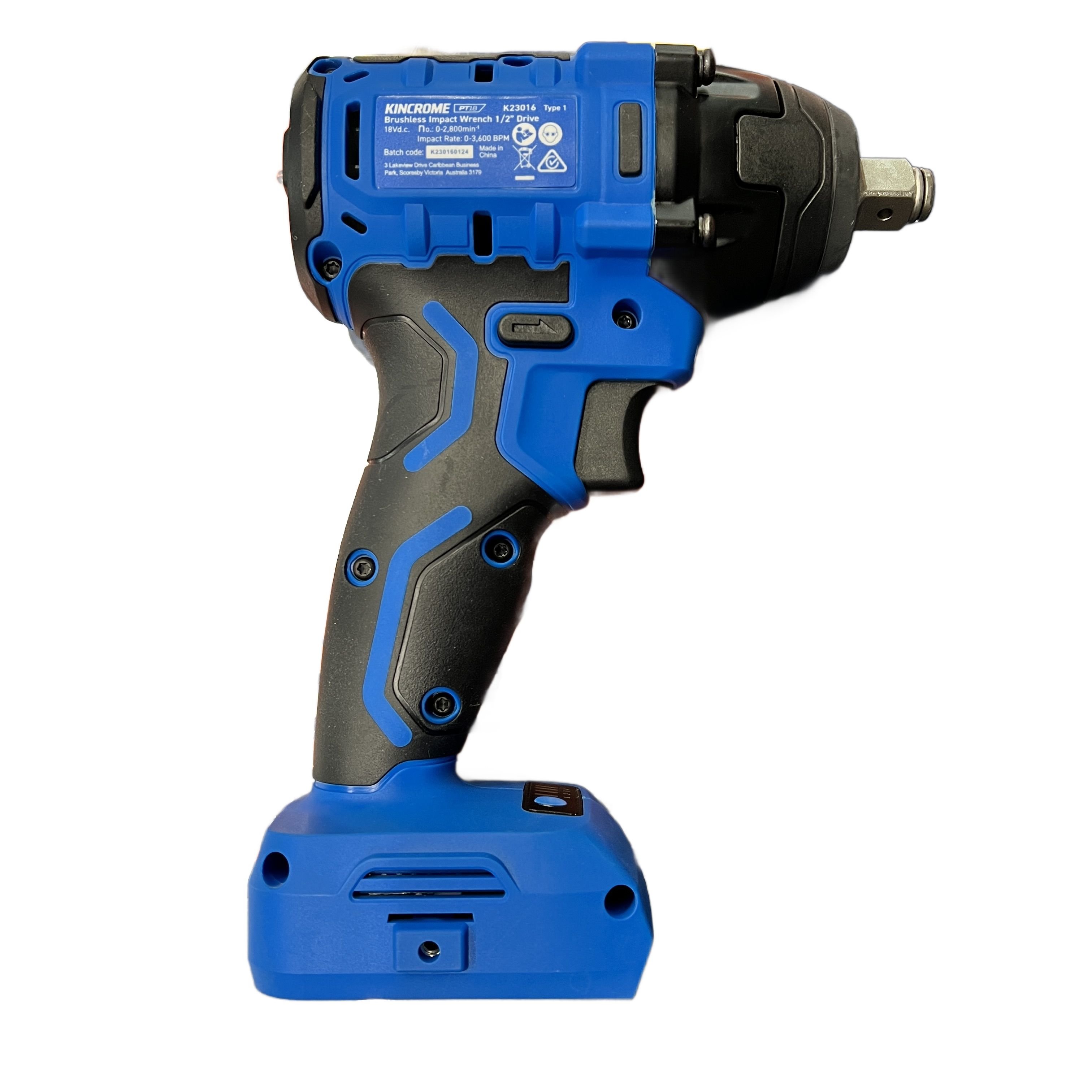 Kincrome 18V Brushless 1/2″ Impact Wrench K23016 (MK)
