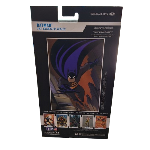McFarlane Toys DC Multiverse, Batman The Animated Series 7in Figurine, Batman, Blue/Gray Variant, Like New In Box (CP 1344791)