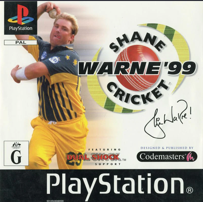 Shane Warne Cricket ’99 PS1 Game (WL 13297613)