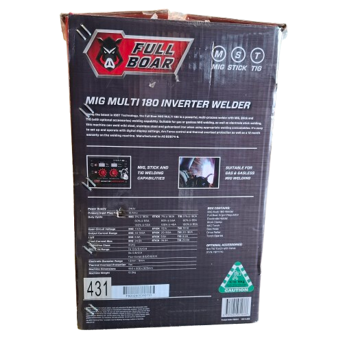 Full Boar Mig Multi Inverter Welder (JN)