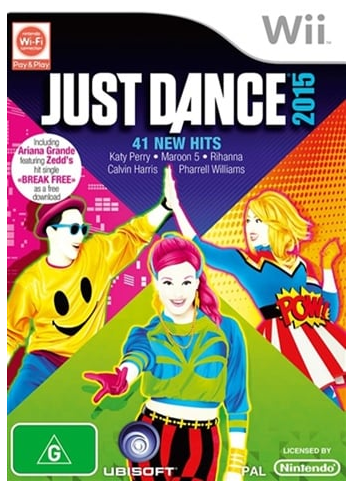 Just Dance 2015 Nintendo Wii Good Condition with Case and Manual (LN)