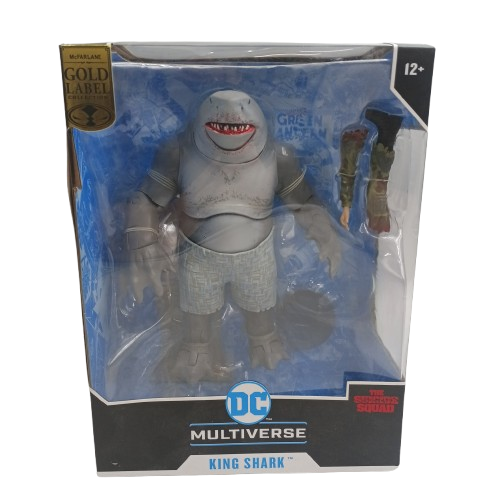 DC Multiverse King Shark Suicide Squad Blue In Box (NA 1425098)