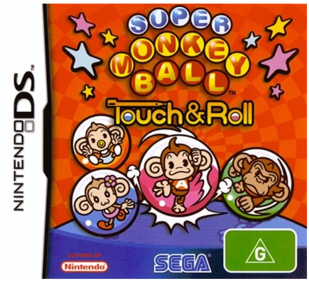 Super Monkey Ball: Touch And Roll Nintendo DS Cartridge Only Good Condition (CP-1353508)