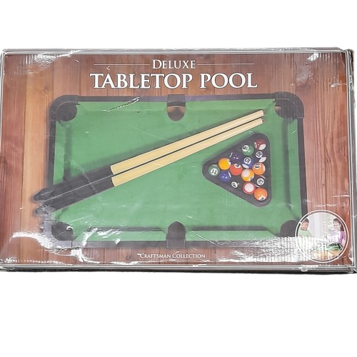 Craftsman Collection Deluxe Tabletop Pool Table MA3152B (LN)