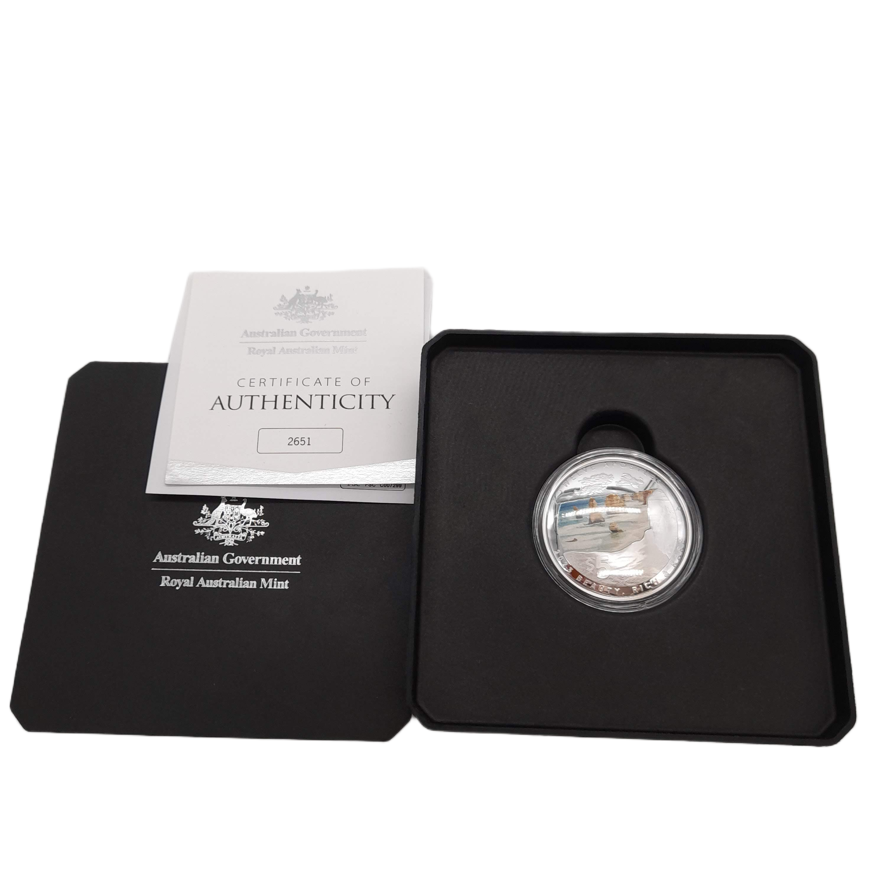 Royal Australian Mint Beauty Rich and Rare Silver $5 Coin 2023 in Box + COA (WL 1360327)