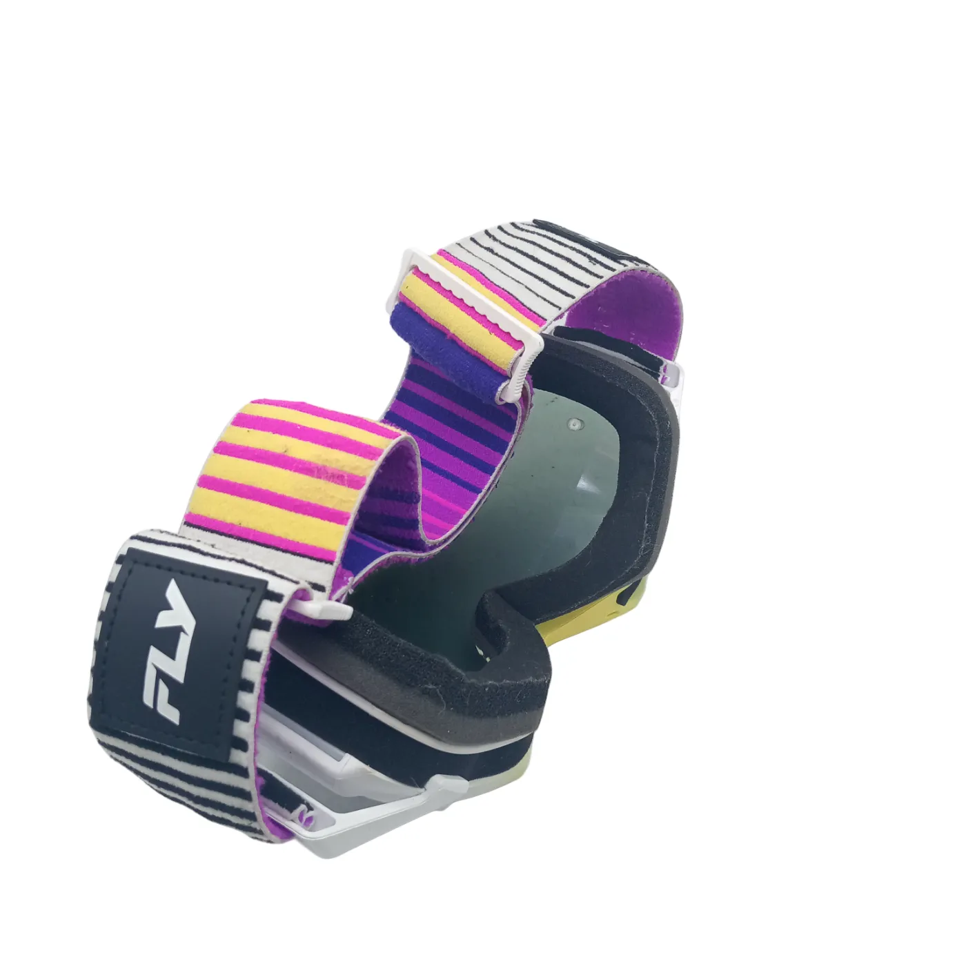 FLY Racing Zone Elite Goggles Black/Yellow/Purple (WR 1395949)