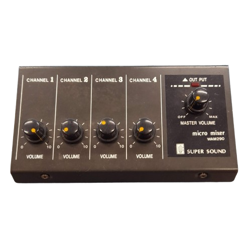 Super Sound 4-channel Micro Mixer WAM-290