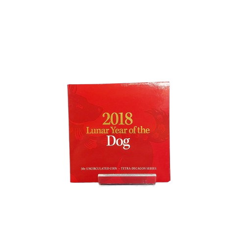 2018 Lunar Year Of The Dog 50c Uncirculated Coin