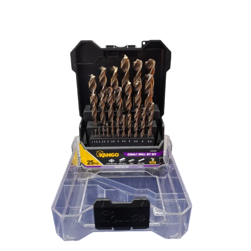 Kango 25-Piece Cobalt Drill Bit Set KCDB25S (LN)