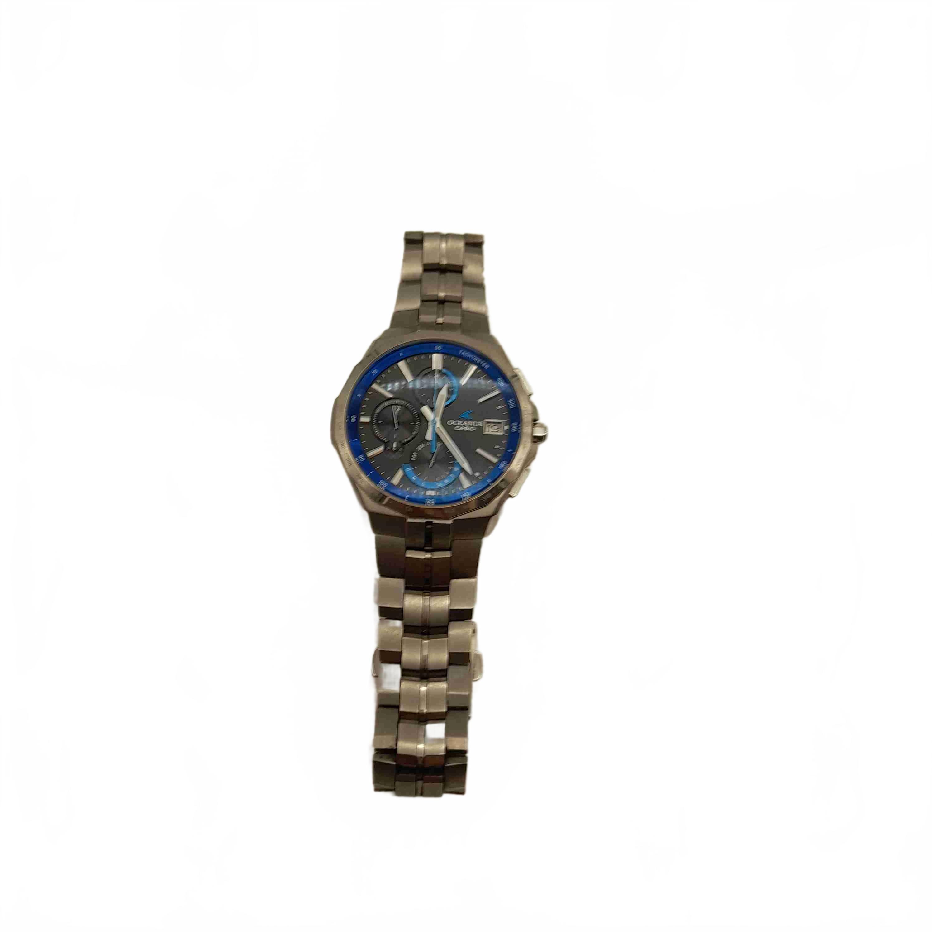 Casio Oceanus OCW-S5000 Manta Silver Blue Watch (WL 1430260)