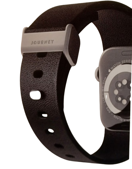 Journey Urban Leather Apple Watch Band Only Black JUWBLBK