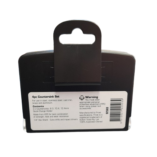 Frost Drill Bits 92503 B/Code:9312621925039 Orange 4Pce Set in Case (MR)