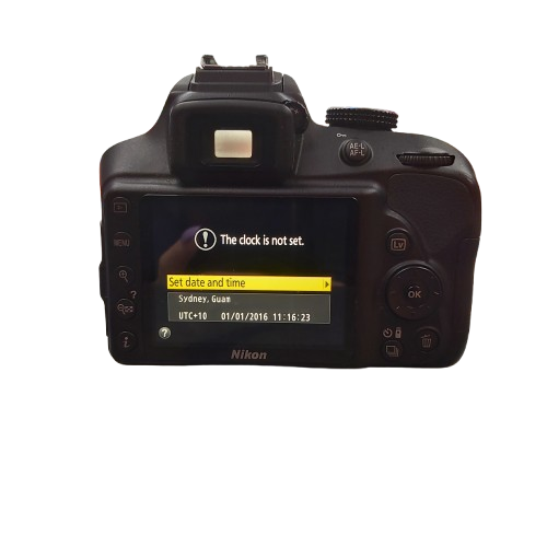 Nikon Digital Camera D3400 With Battery Charger, Strap And Carry Bag (CP)