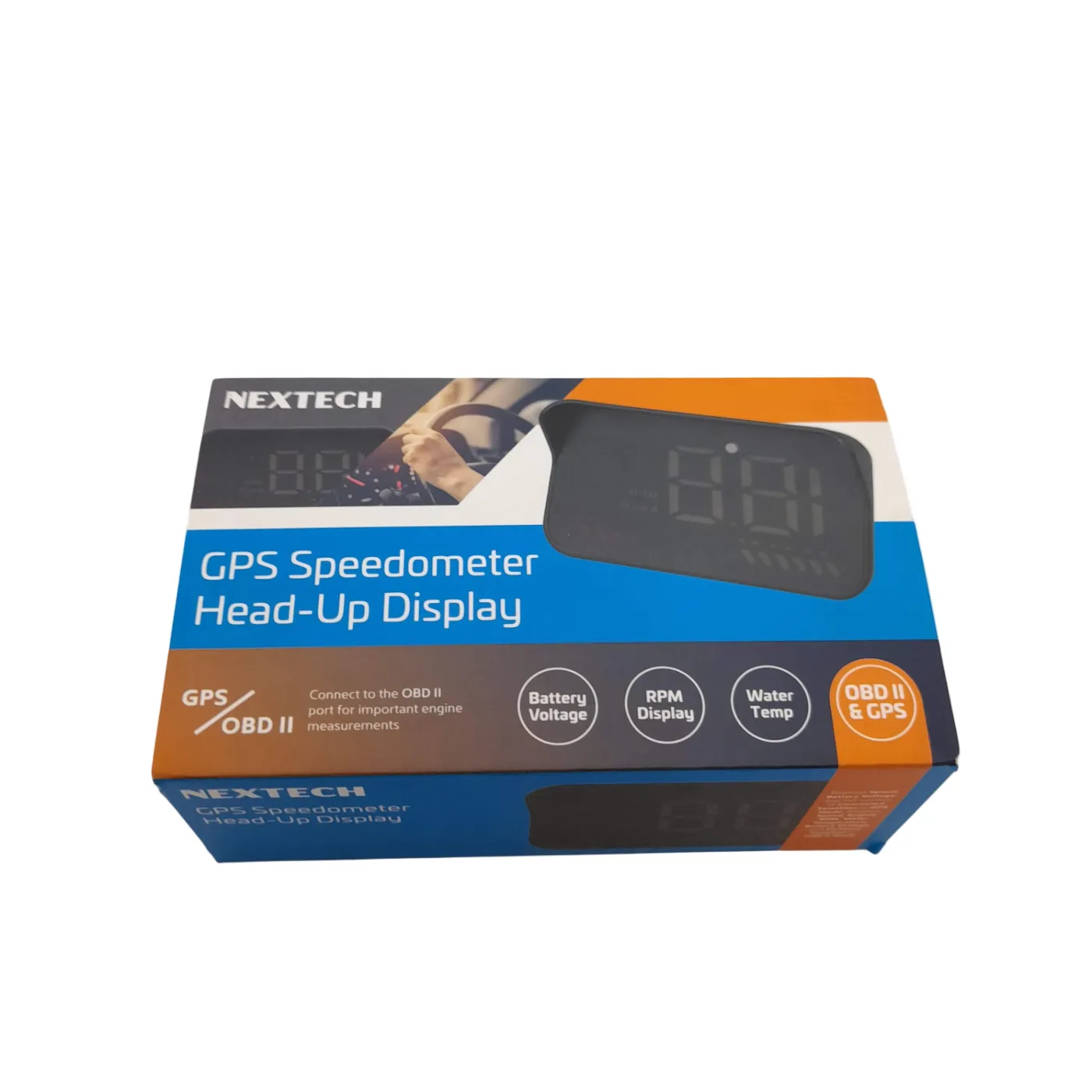 Nextech GPS/OBD II Speedometer Head Up Display – As New In Box (WL)