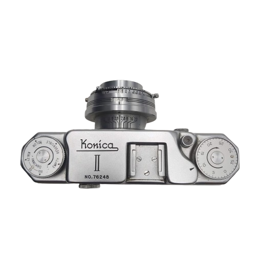 Konica KonicaRapid-S 35mm Film Camera Silver – Includes: Leather Carry Case