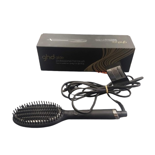 GHD Glide Hair Straightener Hot Brush, Black, Good Condition, With Box (No Internal Packaging)