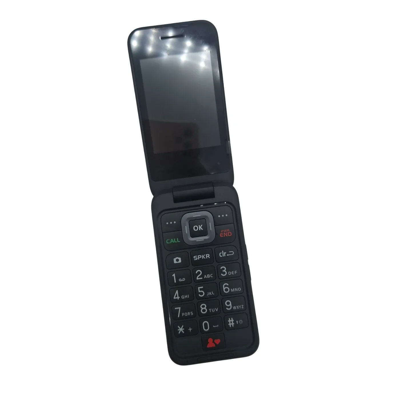 Telstra Mobile Phone Flip4 8GB Black + Box, Charger & Manual (WR)
