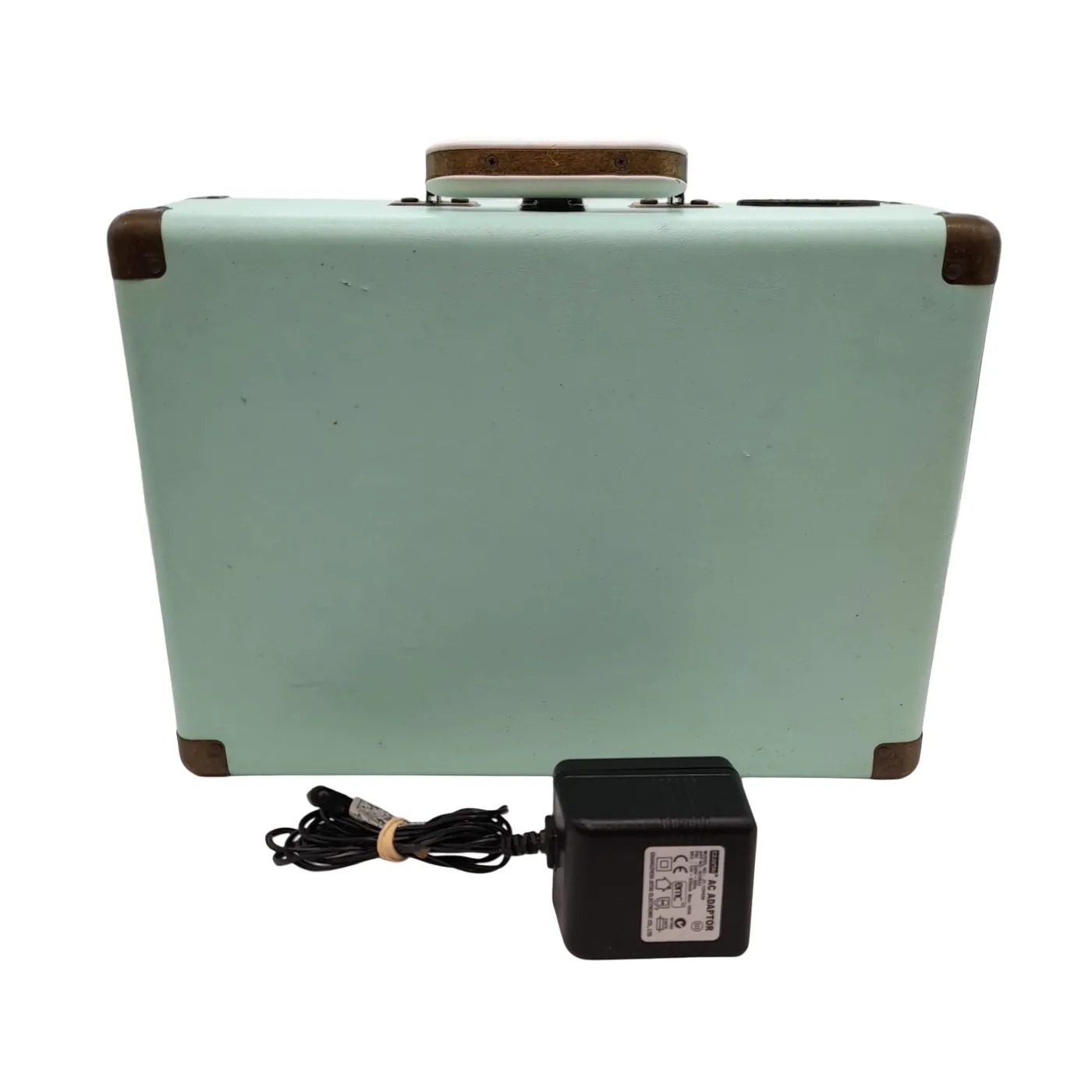Mbeat MB-TR89L Woodstock Retro Turntable Record Player Teal + Adapter (WL1410844)