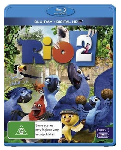 Rio 2 Blu Ray + Digital HD Blu Ray – Very Good (CP)